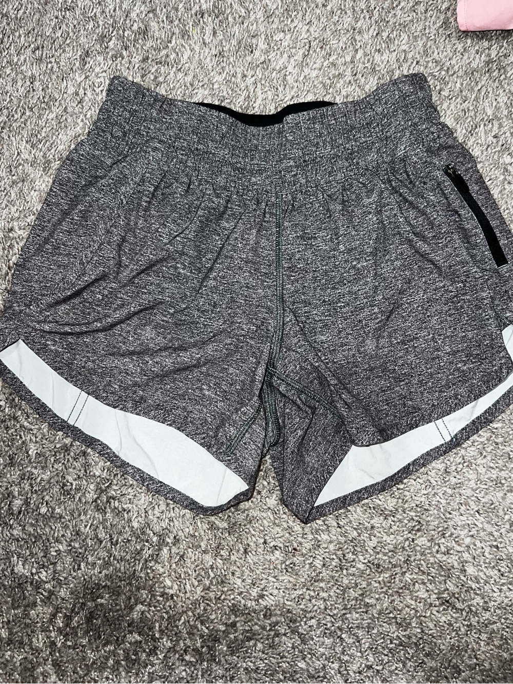 Women's Gray lululemon Tracker Shorts 6